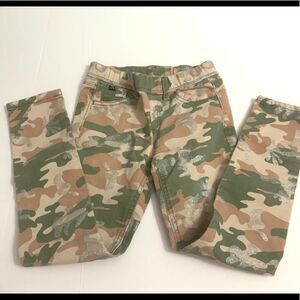 Camo Patterned Jeggings 